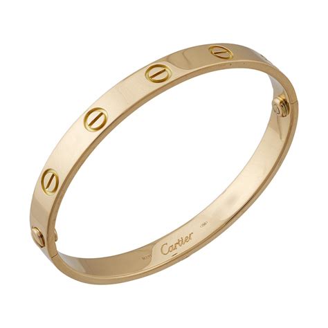 cartier love bracelet 18k gold|the real cartier love bracelet.